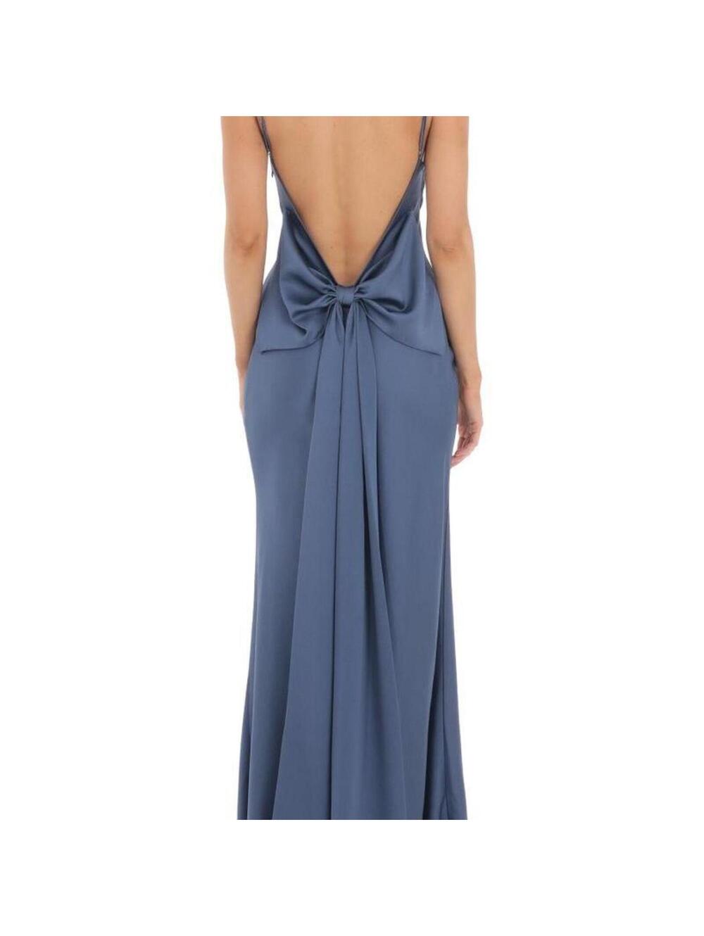 Lucy in the sky Back Bow Satin Dress